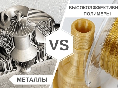 Сравнение высокоэффективных полимеров (HPP) и металлов: что лучше для 3D-печати?
