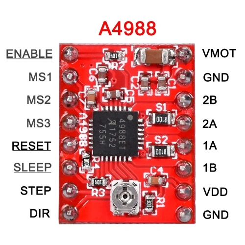 Драйвер шагового двигателя A4988