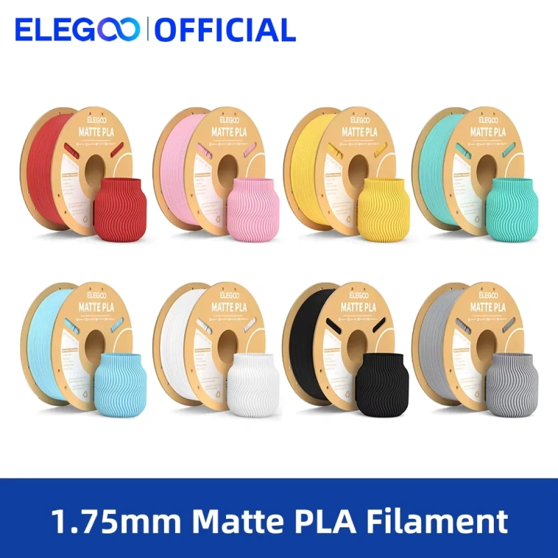 PLA Matte пластик Ice Blue 1.75 мм Elegoo 1 кг