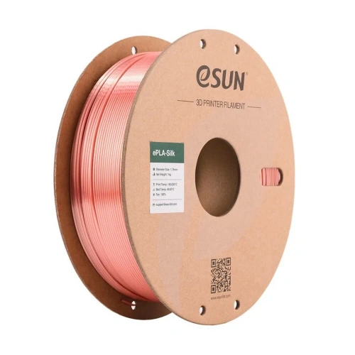 ePLA-Silk Metal пластик 1.75 мм eSUN металлик 1 кг (Бронзовый)
