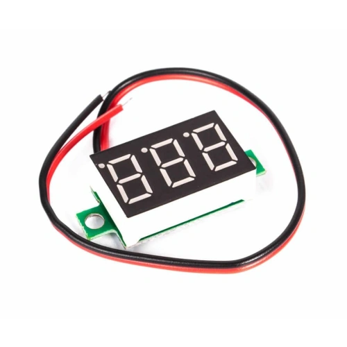 Цифровой LED вольтметр DSN-DVM-368 - Зеленый