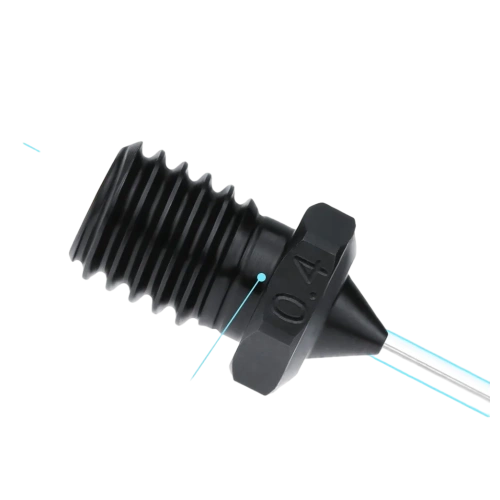 Закаленное сопло Kingroon E3D V6 CHT с медной вставкой (0.2 мм)