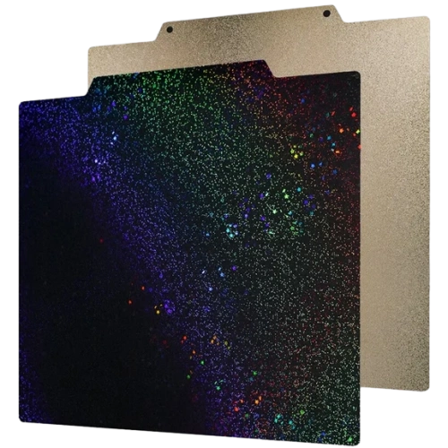 Стальная пластина с двухсторонним покрытием (Textured PEI + Smooth PEY) (220x220 мм)
