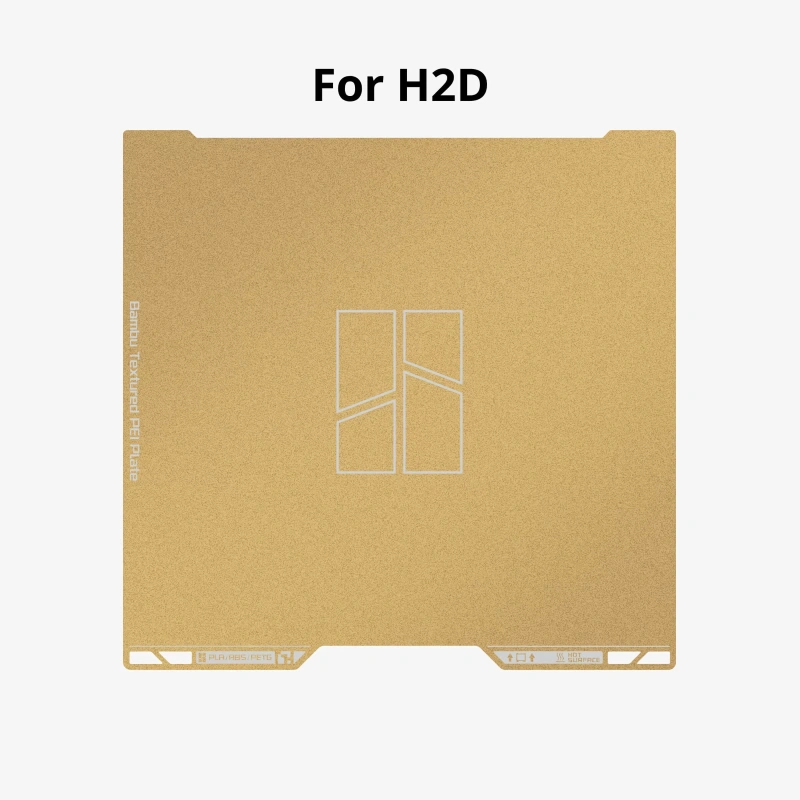 Оригинальная двухсторонняя PEI платформа 350x320мм (Textured x2) Bambu Lab H2D/H2S