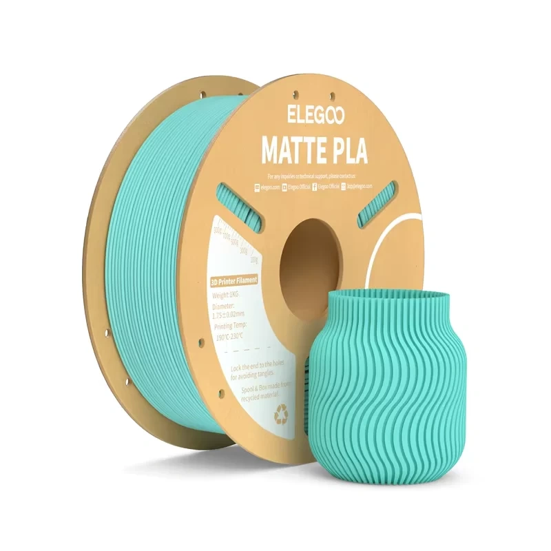 PLA Matte пластик Teal Green 1.75 мм Elegoo 1 кг