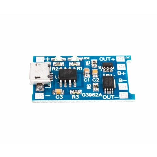Модуль заряда Li-ion батарей TP4056 Micro USB