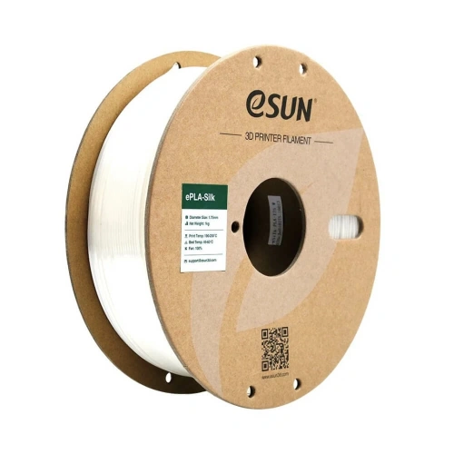 ePLA-Silk пластик 1.75 мм eSUN 1 кг (Белый)
