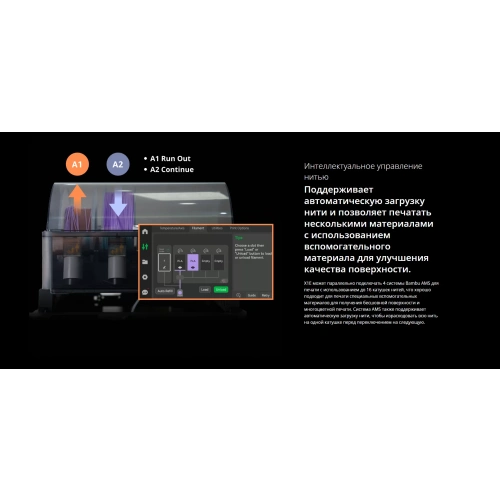 3D принтер Bambu Lab X1E Combo комбо с AMS системой (EU-версия)