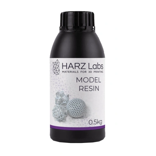Фотополимерная смола HARZ Labs Model Resin 0.5 л, белая