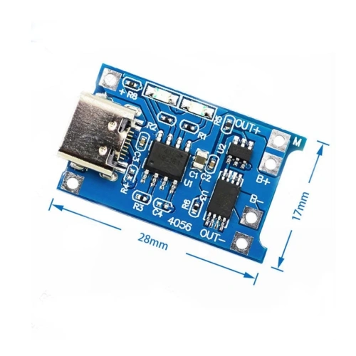 Модуль заряда Li-ion батарей TP4056 USB Type-C