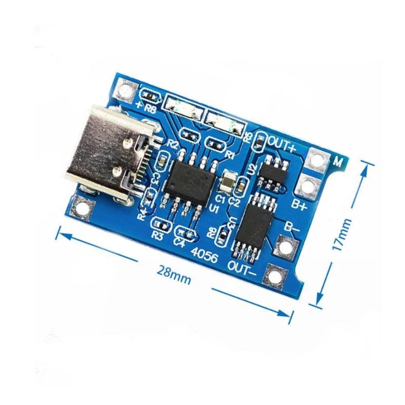 Модуль заряда Li-ion батарей TP4056 USB Type-C