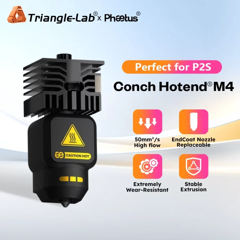 Хотэнд в сборе Trianglelab Conch M4 для BambuLab P2S (0.2)