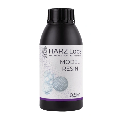 Фотополимерная смола HARZ Labs Model Resin 0.5 л, прозрачная
