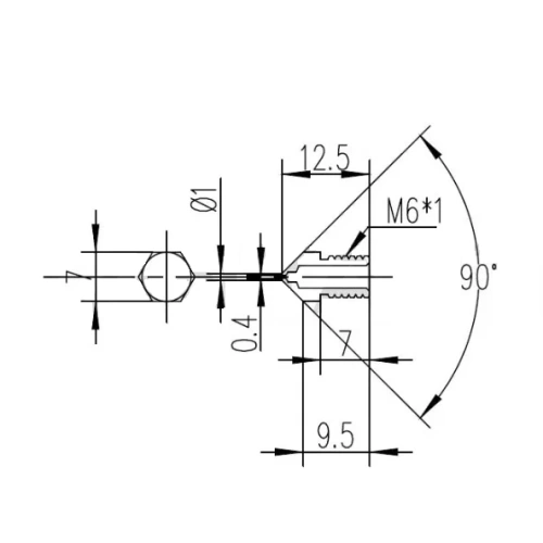Сопло Ultimaker для OLSSON BLOCK нити 1.75 мм (0.25 мм)