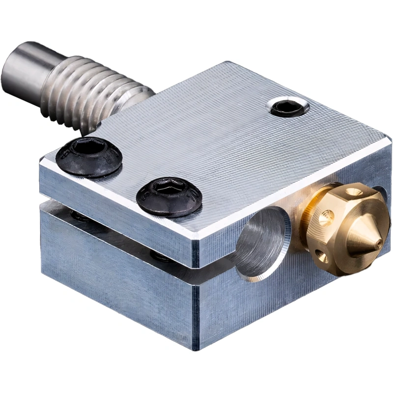 Хотэнд Trianglelab E3D V6 Volcano 12/24 В для термистора PT100 (Сквозной термобарьер 4.1 мм, 12 В)