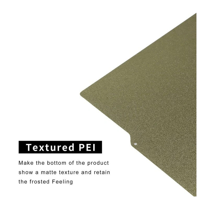 Стальной магнитный коврик с двухсторонним покрытием (Textured PEI + Textured PEI) (180x180 мм)