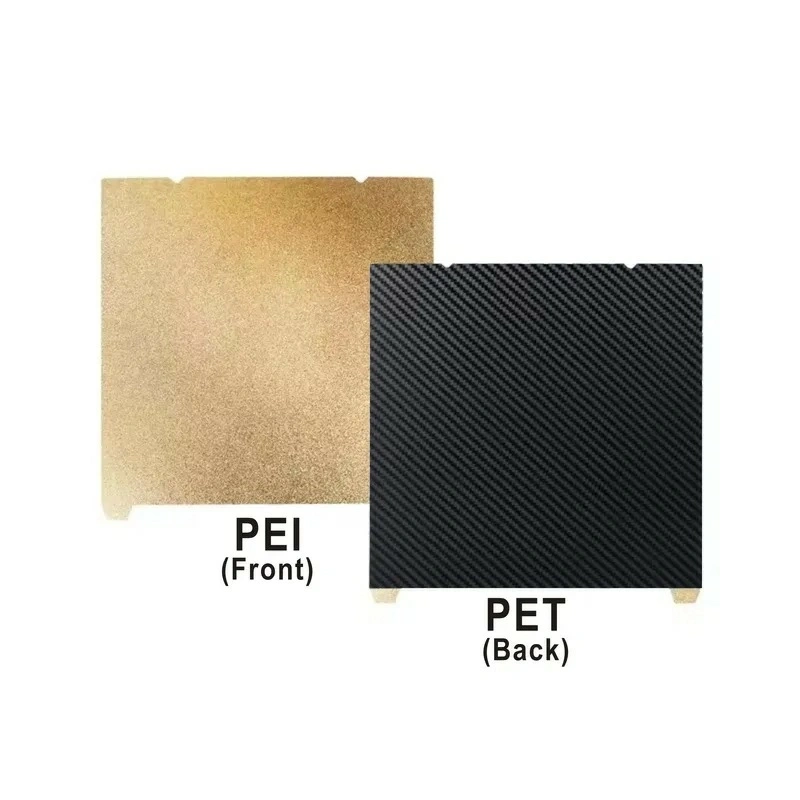 PEI + PET двухсторонняя гибкая платформа для Creality K1 Max 310x315 мм