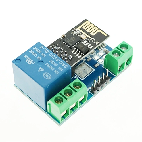 Реле одноканальное 5В с Wi-Fi управлением на чипе ESP8266