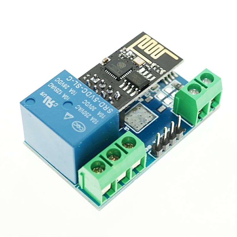 Реле одноканальное 5В с Wi-Fi управлением на чипе ESP8266