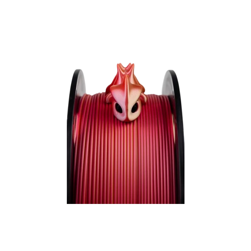 Пластик PLA Silk 1.75 Bestfilament трехцветный (желтый, красный, золото) 1 кг