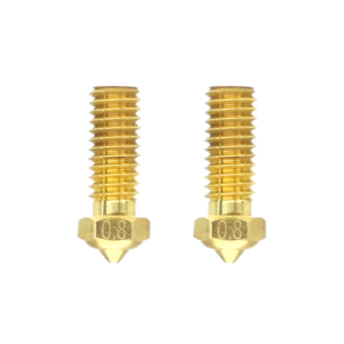 Комплект оригинальных латунных сопел (2шт) QIDI Q1 Pro/ X-Max 3/ X-Plus 3/ X-Smart 3 (0.2 мм)