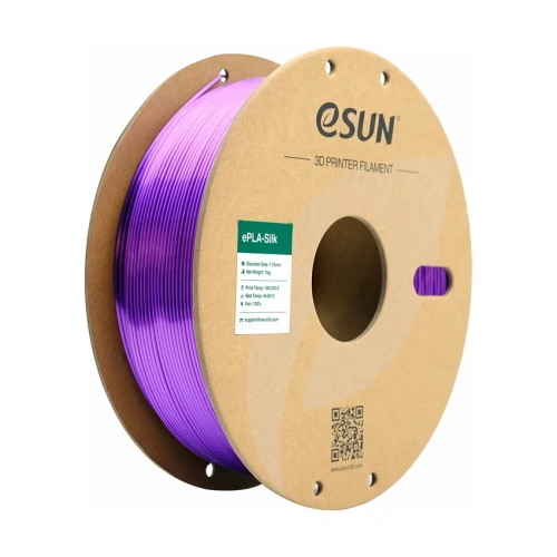 ePLA-Silk пластик 1.75 мм eSUN 1 кг (Белый)