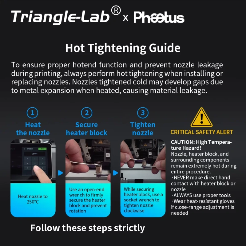 Хотэнд в сборе Trianglelab Phaetus Conch Perfect Fit для BambuLab H2D/A1/A1 mini (0.2)